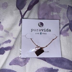New Pura Vida Rose Gold Necklace